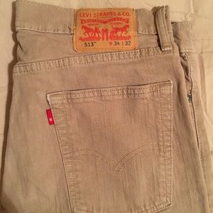 Levis 513 34w Slim Straight